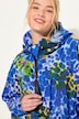 Unisex Print Rain Cape Hood