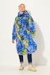 Unisex Print Rain Cape Hood