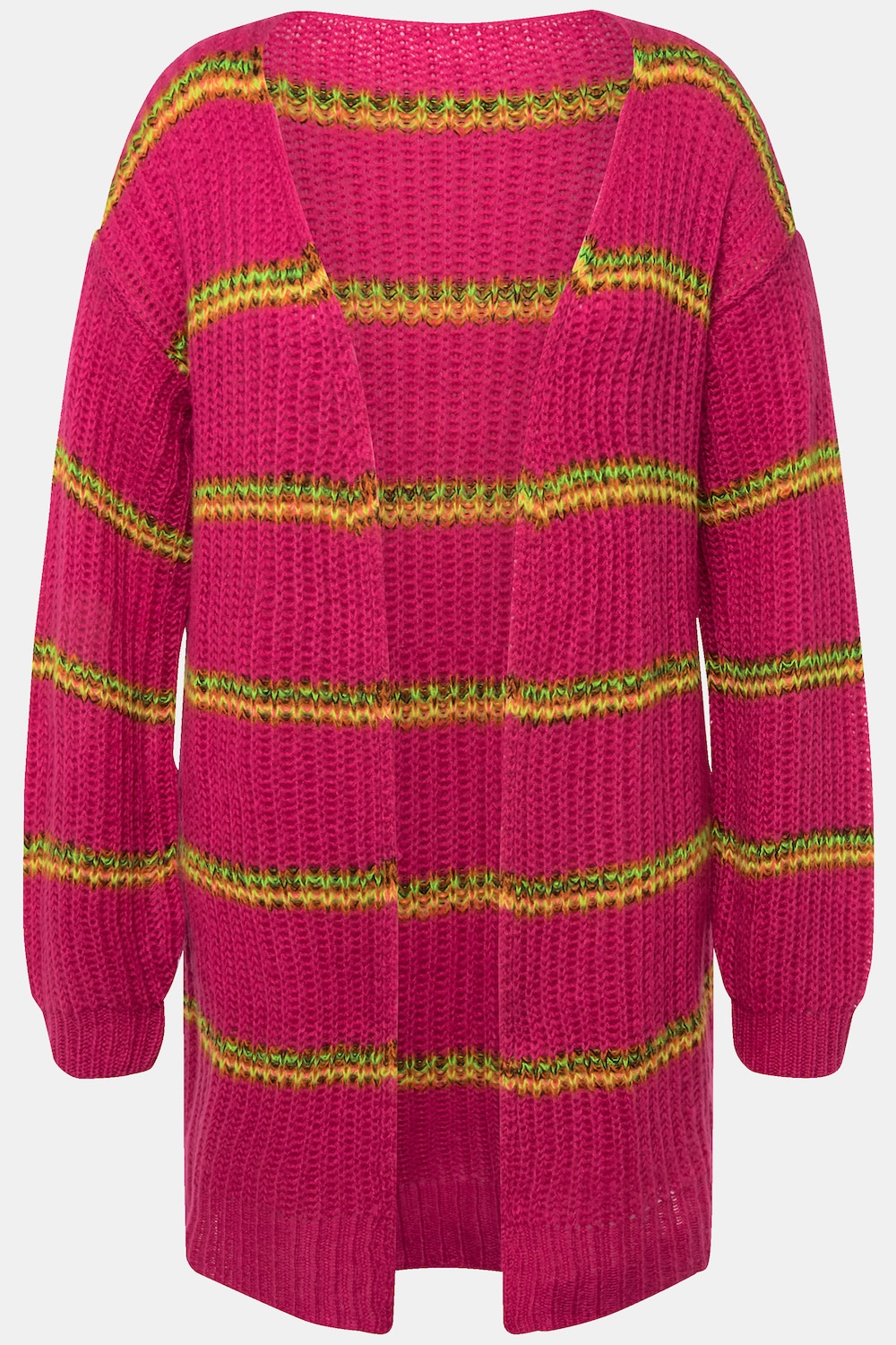 Stora storlekar Stickad kofta, Dam, rosa, storlek: 52/54, Syntetfibrer, Mia Moda