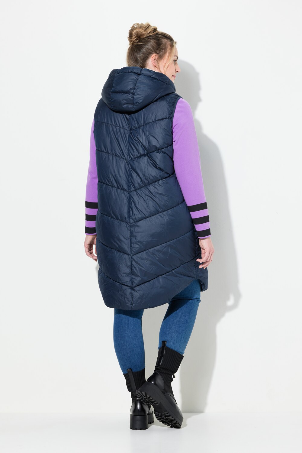 Gilet Polaire Femme Sans Manches - Cardigan Col V Boutonné Grande Taille - Veste Courte Chaude Automne Hiver Avec Poches