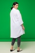 Muslin 3/4 Sleeve Button Down Shirt Dress