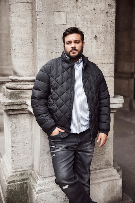 Men+ Steppjacke, Stehkragen, bis 8 XL