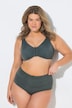 Midi-slips, set van 5, bloemen/effen