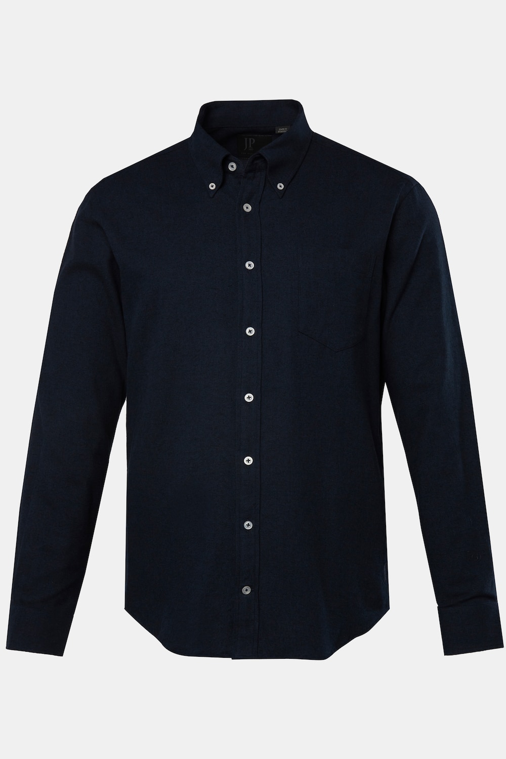 JP 1880 Flanellhemd, Langarm, Buttondown-Kragen, Modern Fit, bis 8 XL