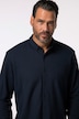 Chemise JP 1880 en piqué à carreaux. Manches longues et col à pointes boutonnées (petits boutons), coupe Modern Fit - jusqu'au 8 XL