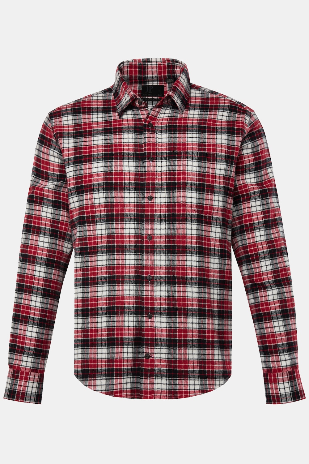 JP 1880 Karo-Flanellhemd, Langarm, Kentkragen, Modern Fit, bis 8 XL