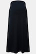 Gonna di jersey Bellieva dal taglio svasato con cintura elastica e spacchetti laterali