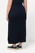 Gonna di jersey Bellieva dal taglio svasato con cintura elastica e spacchetti laterali