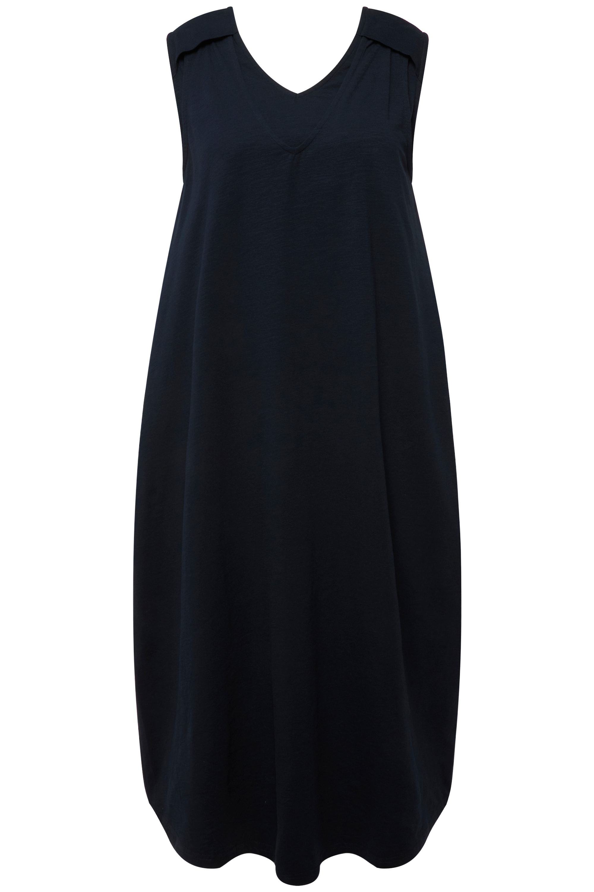 Ulla Popken Damen große Größen Bellieva Kleid Stillfunktion Jersey Wickeloptik