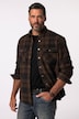 Surchemise en polaire à carreaux JP 1880, collection Workwear, doublure en fourrure tissée – jusqu'au 7 XL