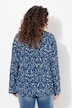 Bluse, gesmokt, Rundhals, ausgestellter Langarm