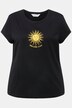 T-Shirt, Classic Shape, Sun-Print, Rundhals, Halbarm
