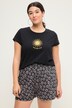 T-Shirt, Classic Shape, Sun-Print, Rundhals, Halbarm