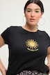 T-Shirt, Classic Shape, Sun-Print, Rundhals, Halbarm
