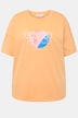 T-paita, oversized, painettu kuva, vintage-tyyli, pyöreä pääntie, lyhyet hihat