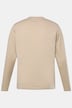 JP 1880 T-shirt met lange mouwen, print op de borst, tot 8XL