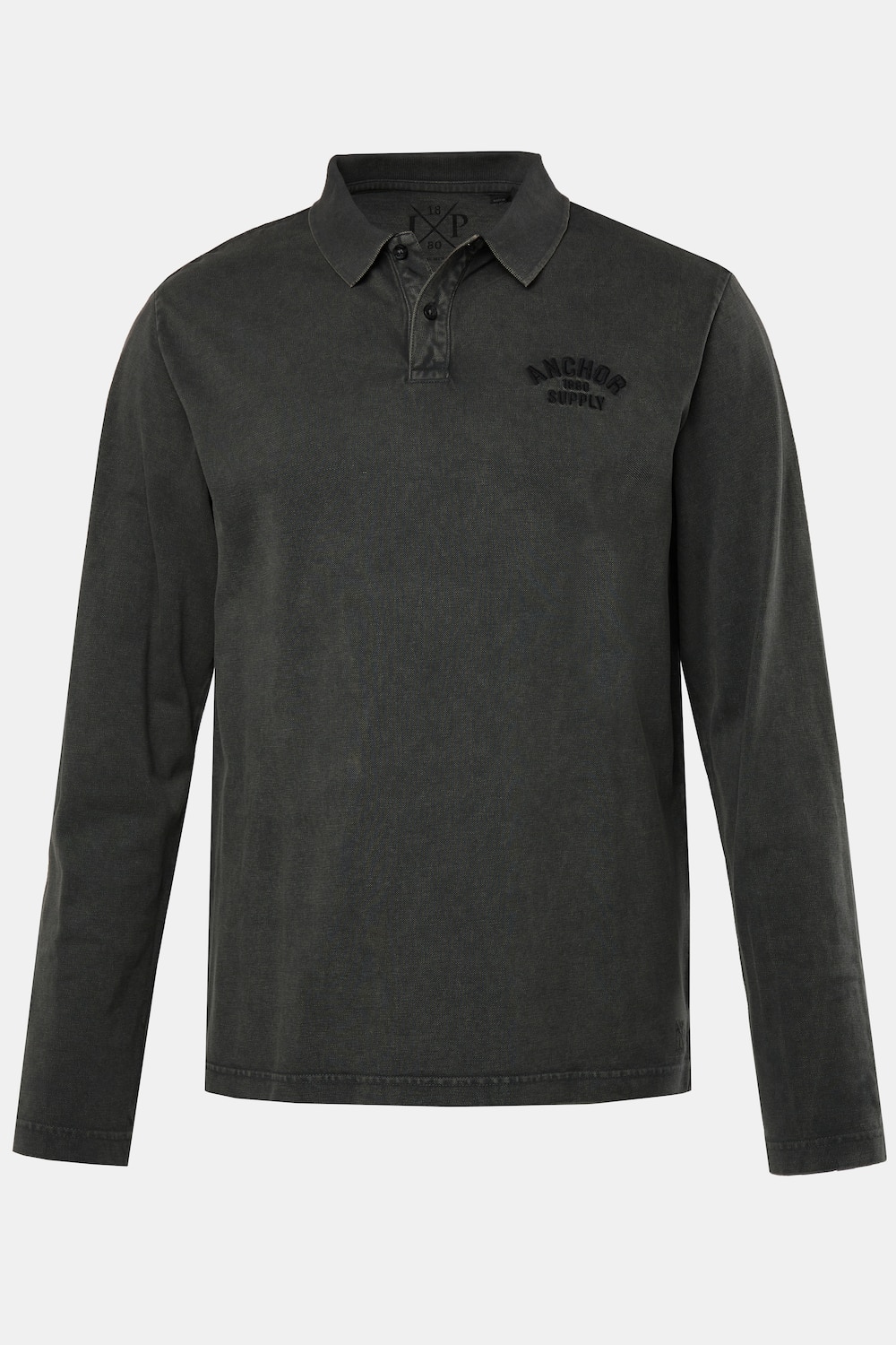 Poloshirt, Langarm, Piqué, Vintage Look, bis 8 XL