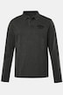 Polo à manches longues en maille piquée, style vintage - jusqu'au 8 XL