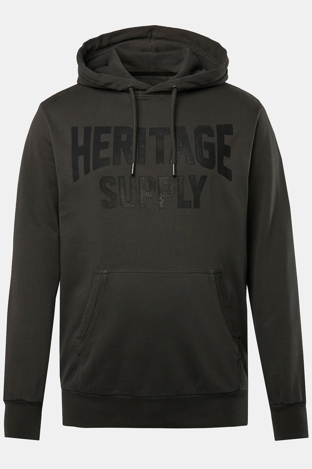 JP 1880 Hoodie, Crack-Brustprint, Vintage Look, Kapuze, bis 8 XL