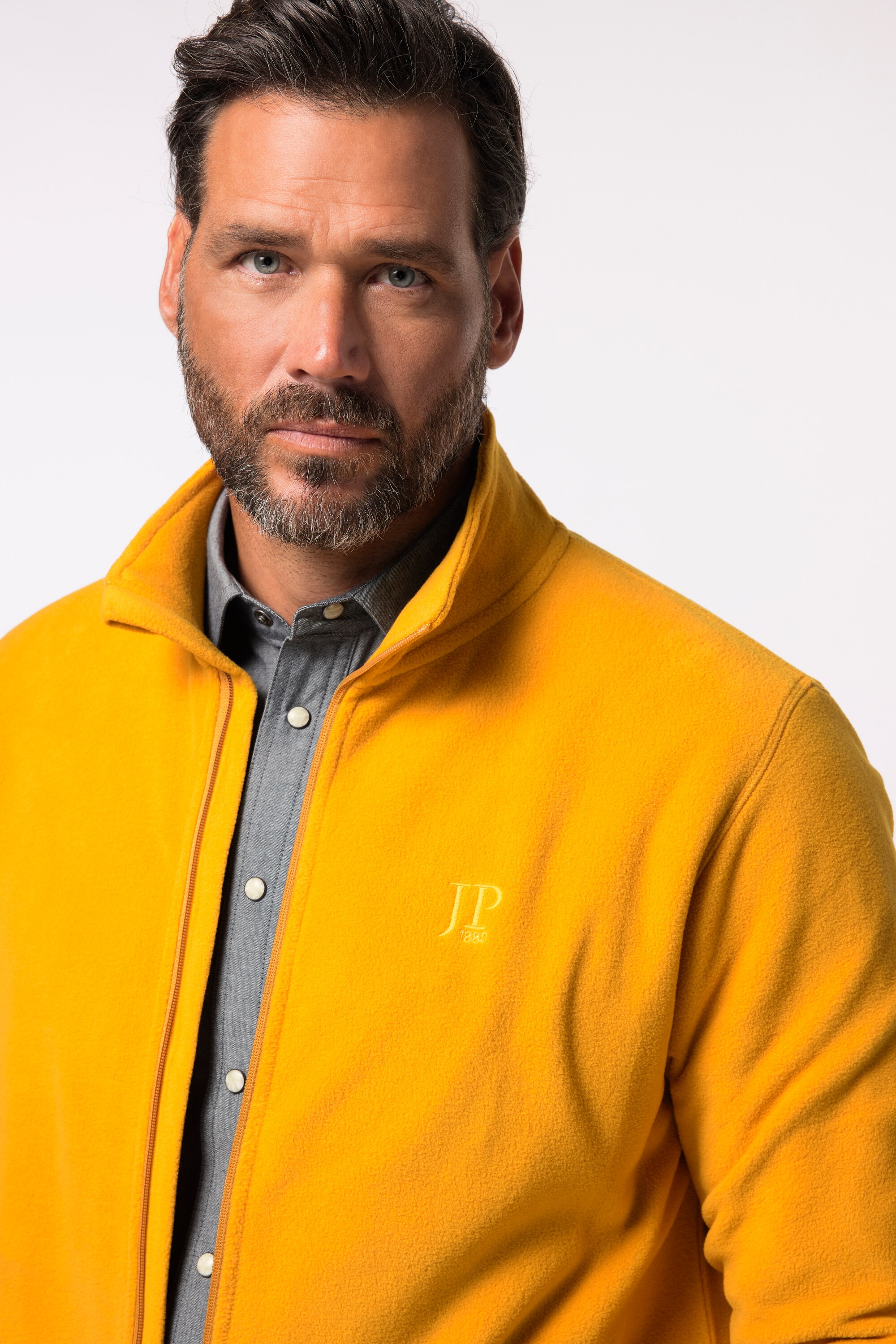 JP 1880 Herren große Größen JP 1880 Fleecejacke ultra leicht Stehkragen