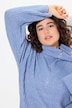 Ribbed Knit Long Sleeve Troyer Collar Dress