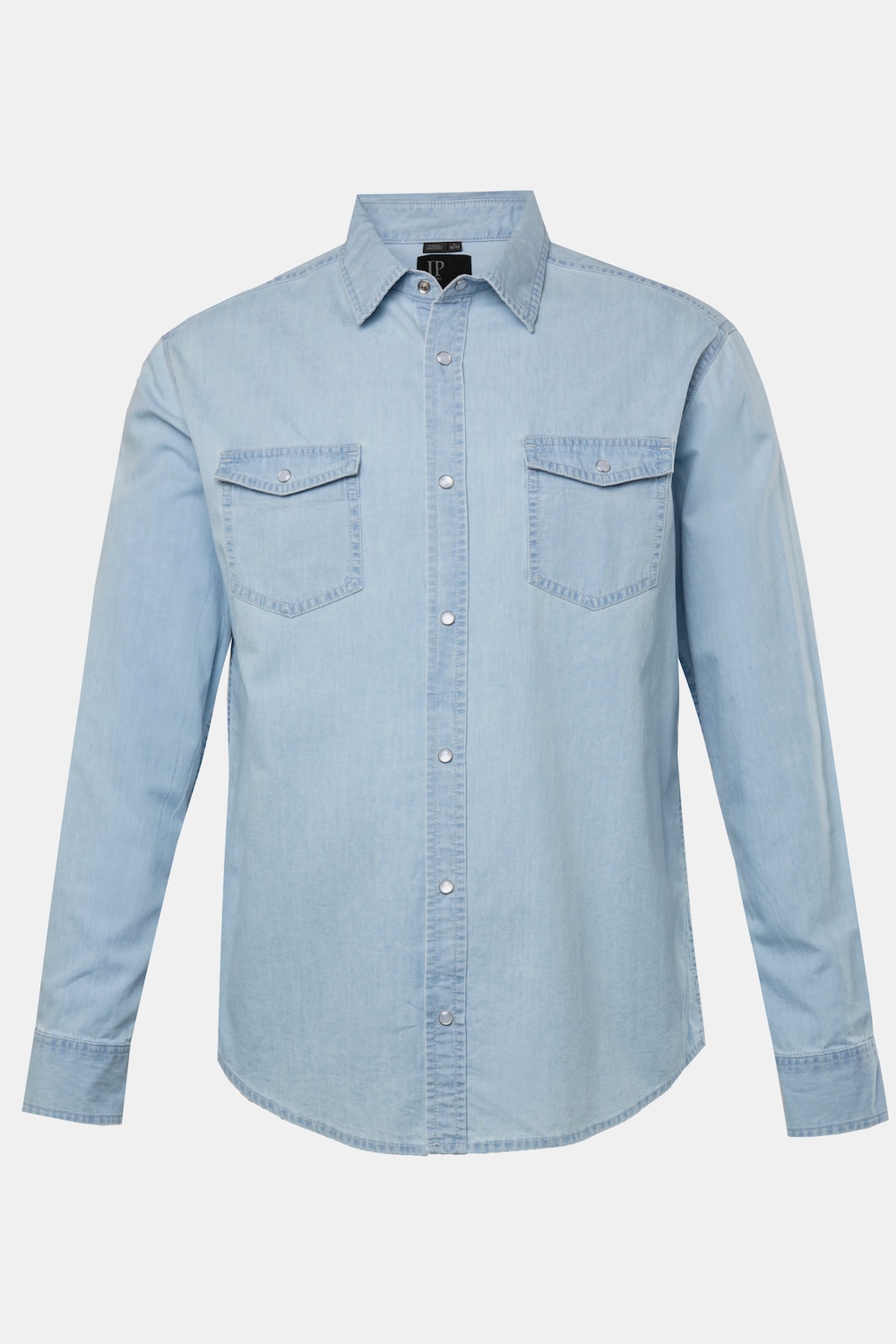 JP 1880 denim overhemd, lange mouwen, kentkraag, Modern Fit, tot 8XL