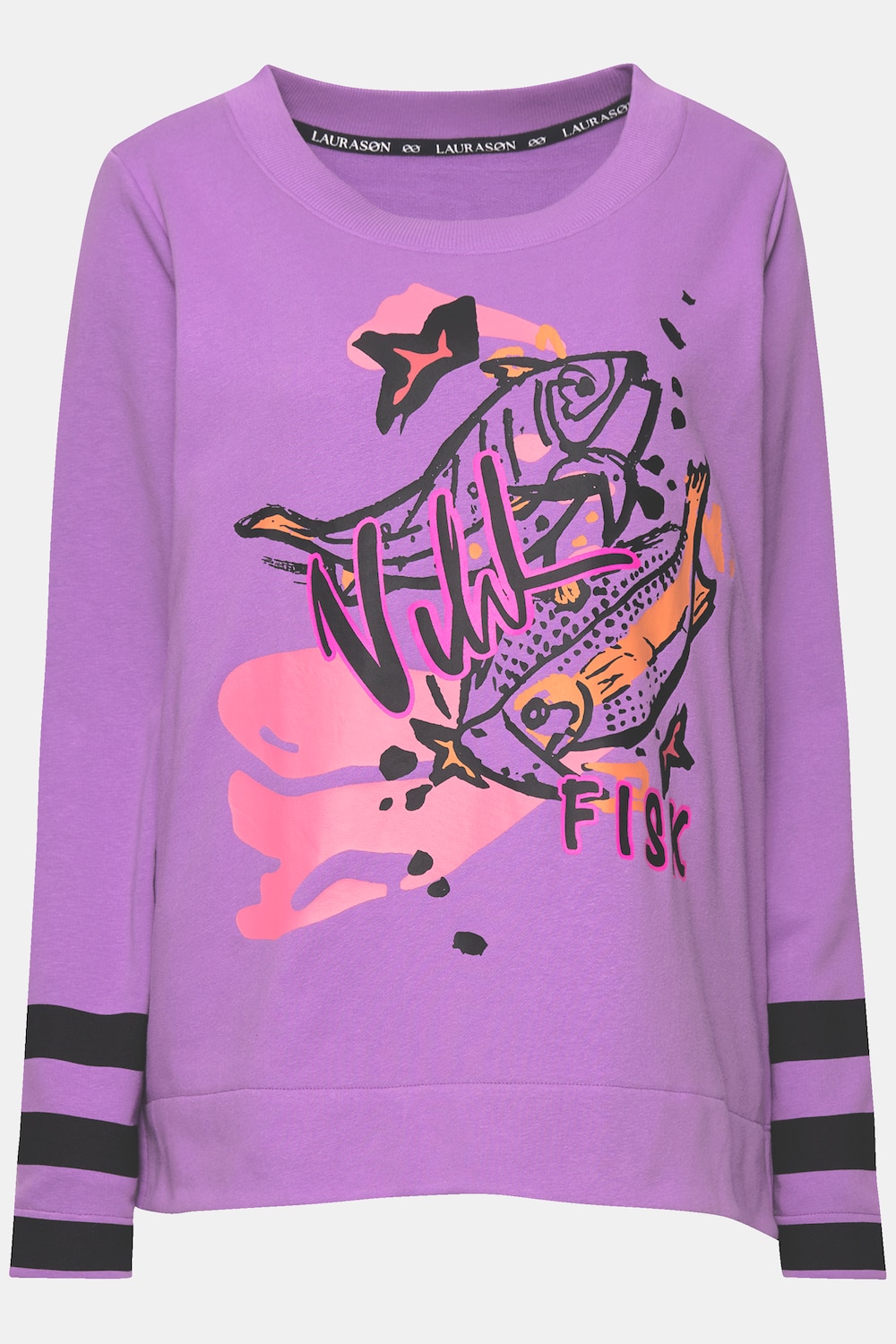 Stora storlekar Mjukiströja, Dam, lila, storlek: XXL, Bomull/Polyester, LAURASON