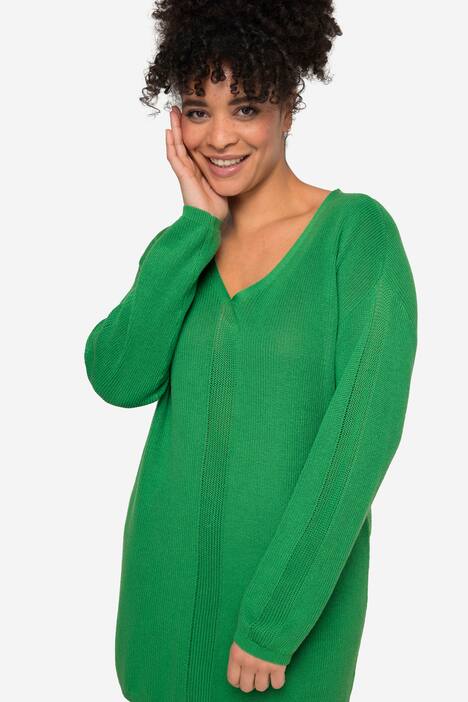 Pull à manches longues et col V