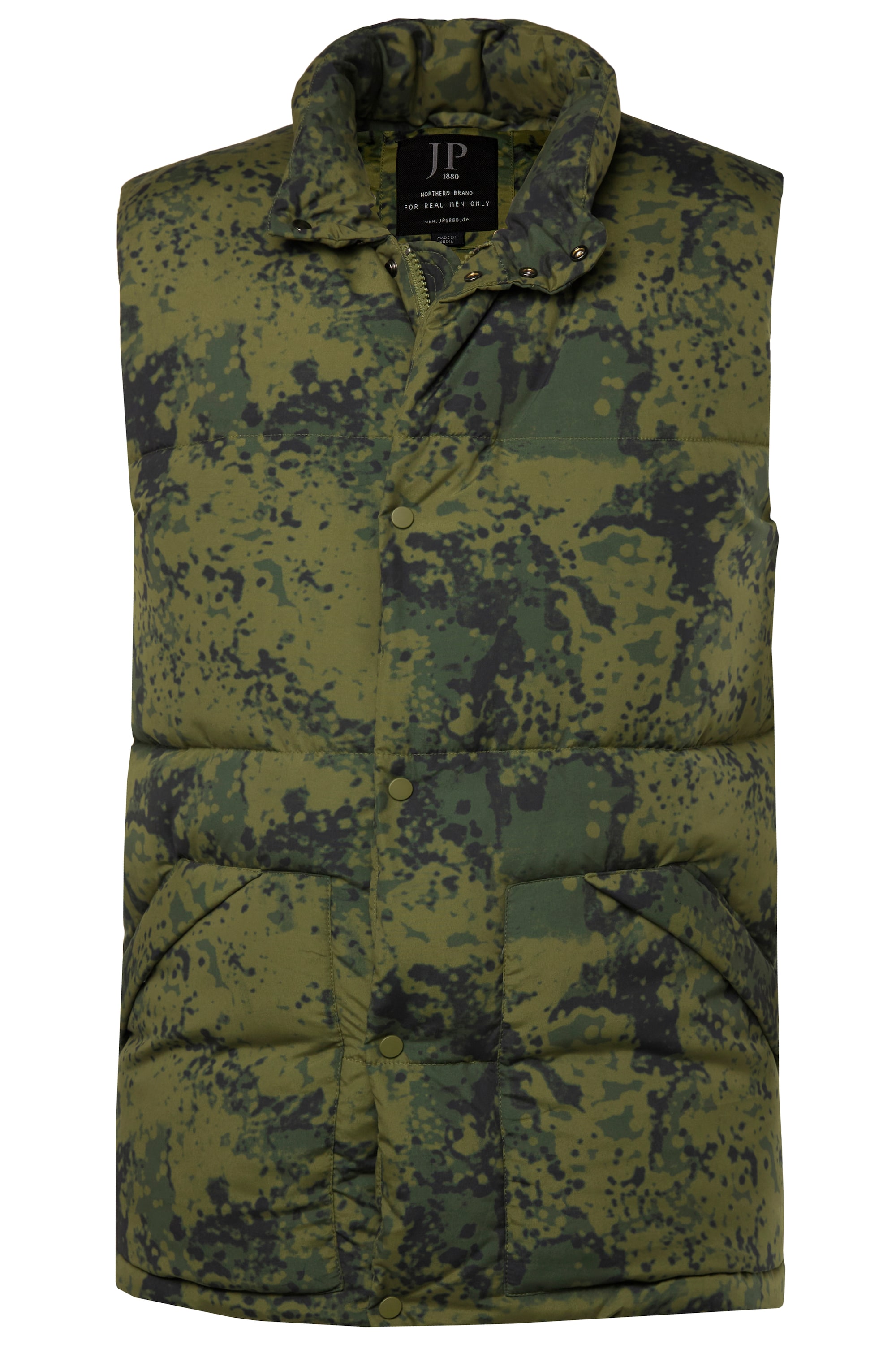 JP 1880 Herren große Größen JP 1880 Steppweste Outdoor Camouflage