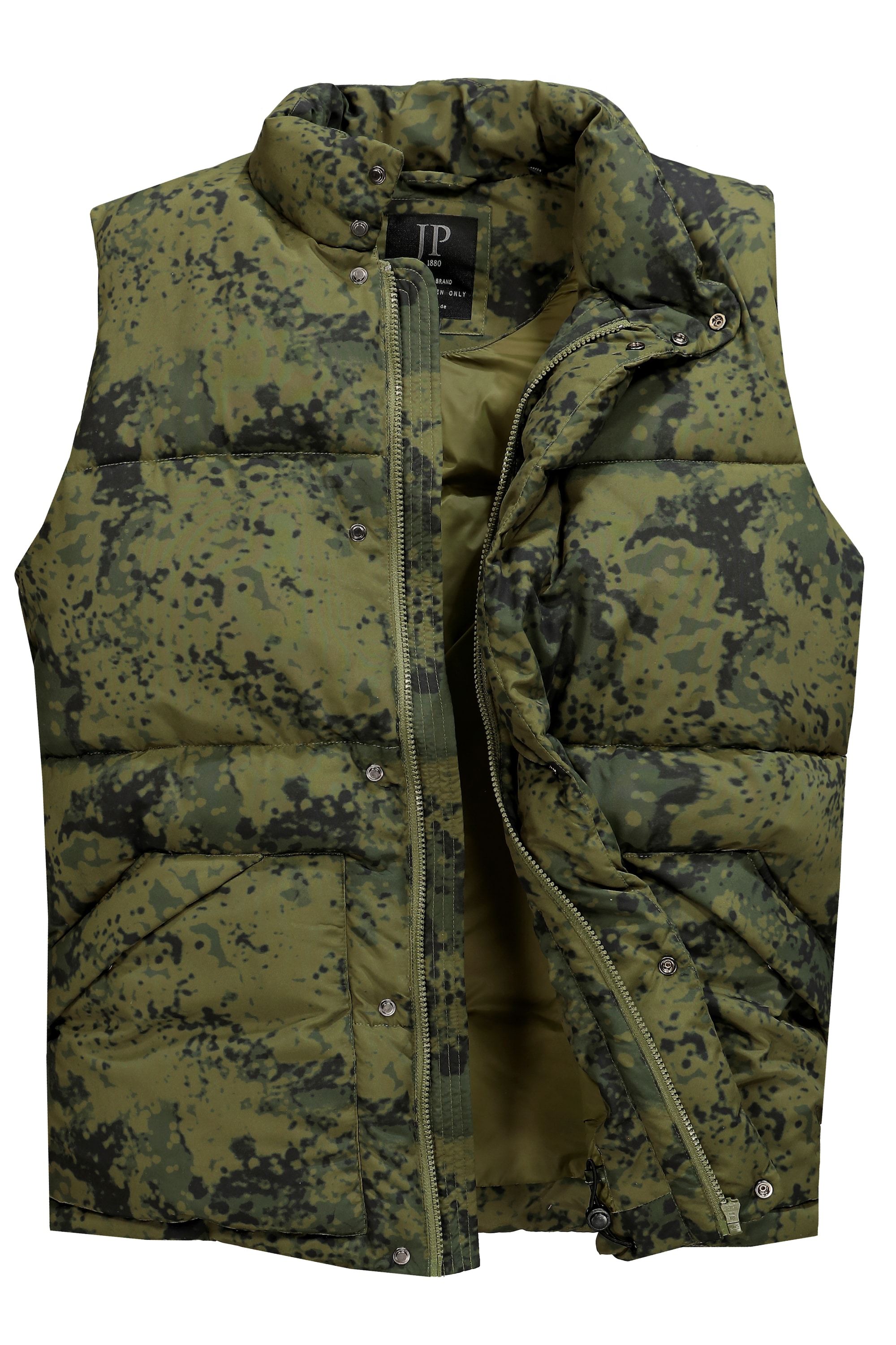 JP 1880 Herren große Größen JP 1880 Steppweste Outdoor Camouflage