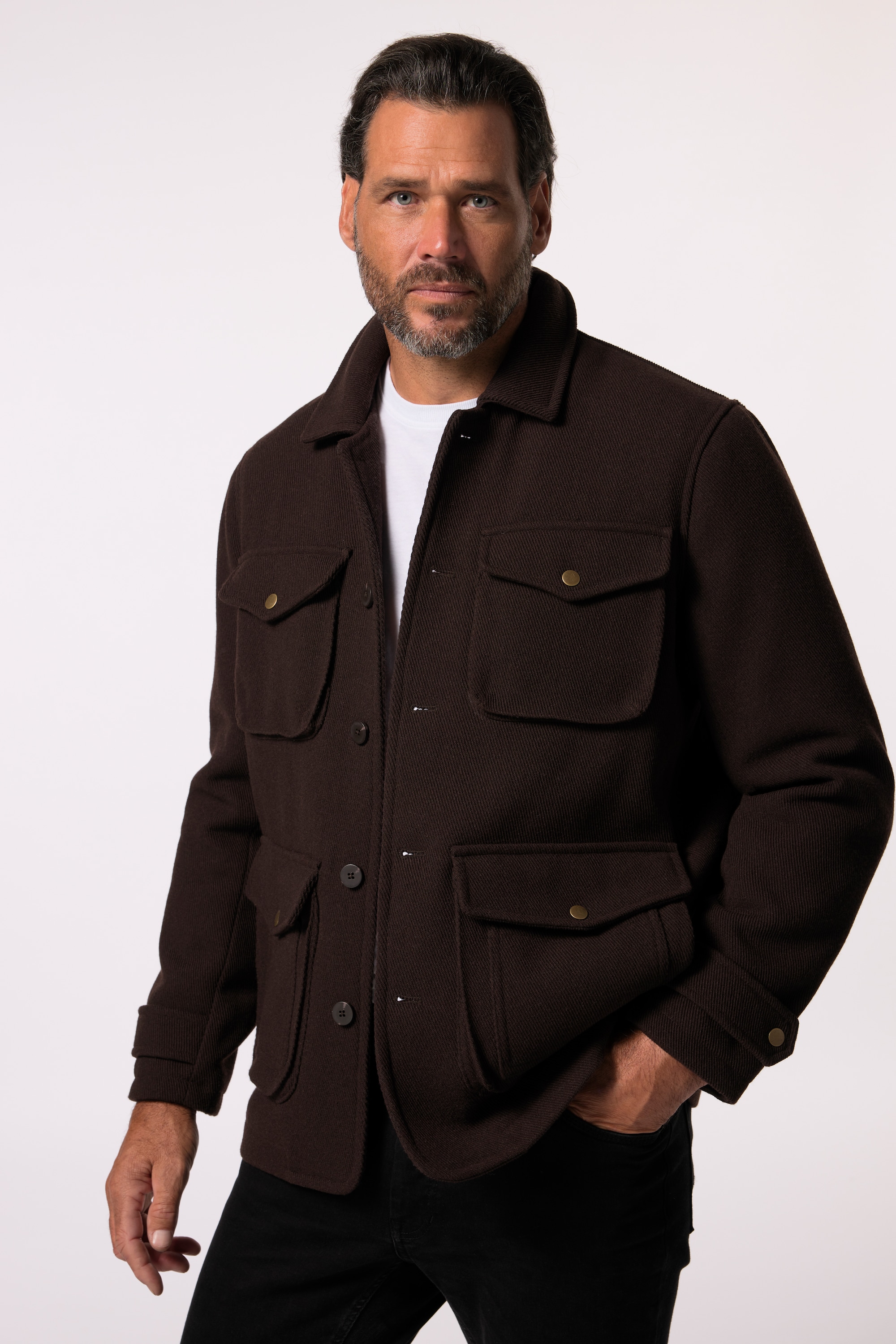 JP 1880 Herren große Größen JP 1880 Fieldjacke Wolloptik bis 7 XL 831628