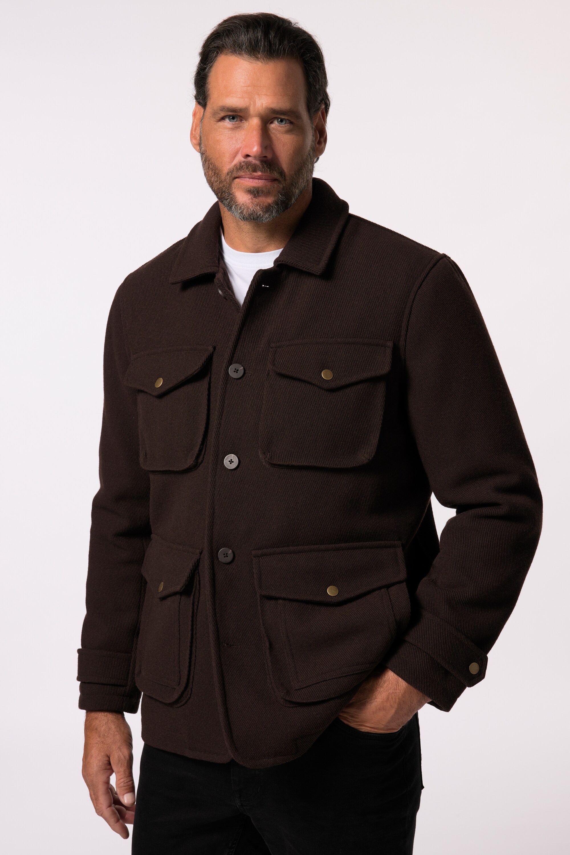 JP 1880 Herren große Größen JP 1880 Fieldjacke Wolloptik bis 7 XL 831628