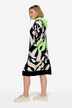 Midi Sweatkleid, Kapuze, Langarm