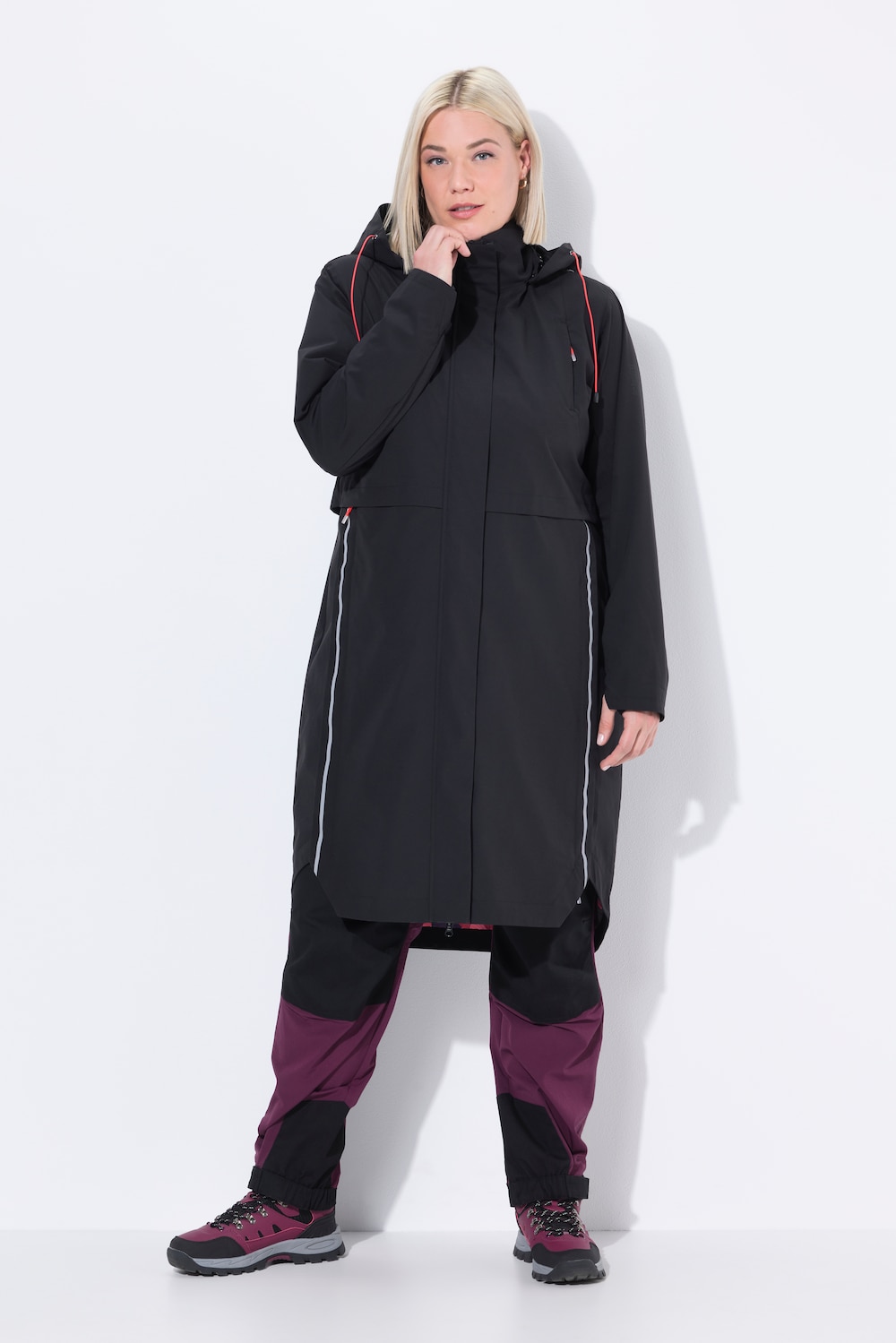 Große Größen Funktionsjacke, Damen, schwarz, Größe: 54/56, Polyester, Ulla Popken