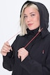 Funktionsjacke, wasserdicht, Kapuze, Zipptaschen