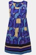 Jerseykleid, bedruckt, A-Linie, Rundhals, ärmellos