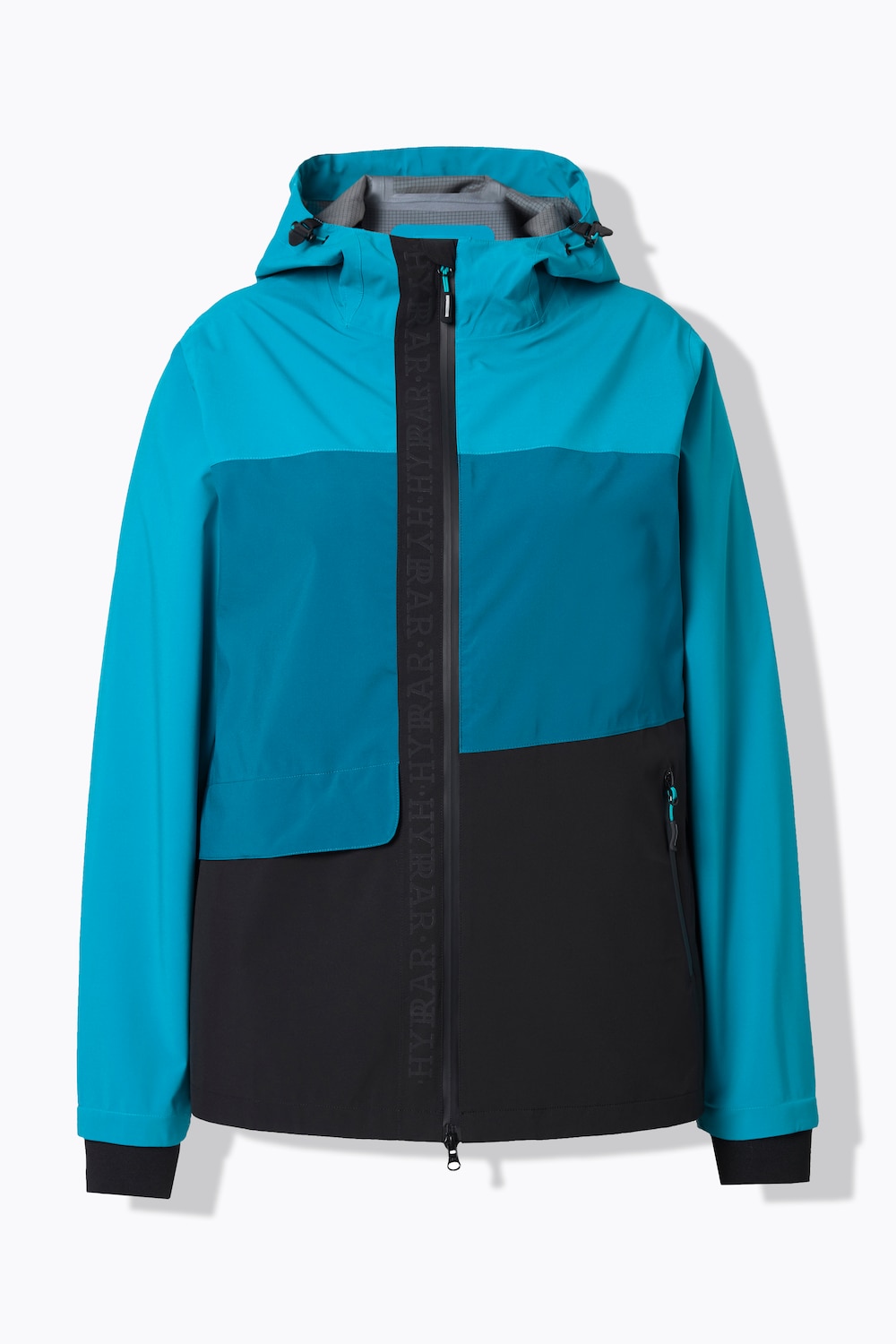Stora storlekar HYPRAR Regnjacka, Dam, svart, storlek: 46/48, Polyester, Ulla Popken
