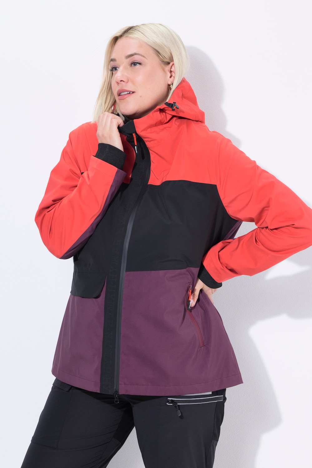 HYPRAR Regenjacke, wasserdicht, Kapuze, OEKO-TEX