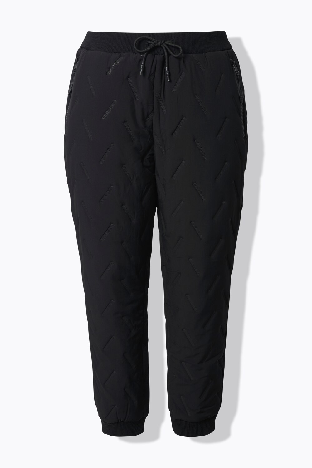 Stora storlekar Funktions-mjukisbyxa, Dam, svart, storlek: 52, Polyester, Ulla Popken