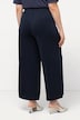 Culotte de jersey, pernera ancha, cintura elástica, mezcla de modal