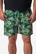 Men+ badeshorts, heldekkende trykk, elastisk linning, opptil 8 XL