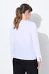 Tunika-Bluse, Raffung, V-Ausschnitt, Langarm, Biobaumwolle