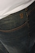Vaqueros STHUGE, talle bajo, ajuste holgado, vaquero dirty, 5 bolsillos, hasta la talla 72