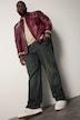 Vaqueros STHUGE, talle bajo, ajuste holgado, vaquero dirty, 5 bolsillos, hasta la talla 72