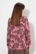 Eco Cotton Leaf Print Long Sleeve Turtleneck Tee