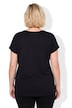 T-Shirt, Metallic-Tiermotiv, Oversized, Rundhals, Halbarm