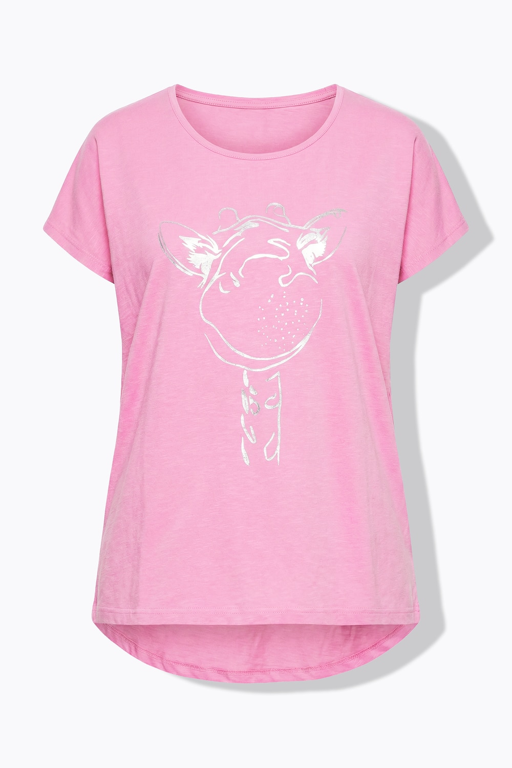 Stora storlekar T-shirt, Dam, rosa, storlek: 62/64, Bomull, Ulla Popken