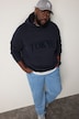 Sweat-shirt à capuche STHUGE. Coupe oversize et flocage - jusqu'au 8 XL