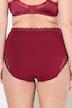 Maxislips, set van 3, hoge taille, kant, OEKO-TEX