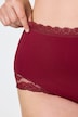 Maxislips, set van 3, hoge taille, kant, OEKO-TEX
